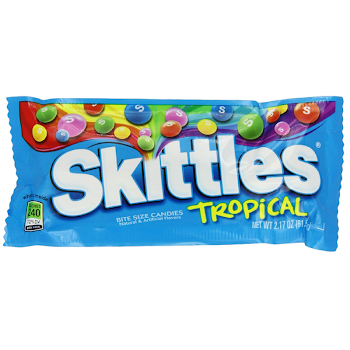 Download Free png Skittles Tropical 2.17oz (61. - DLPNG.com