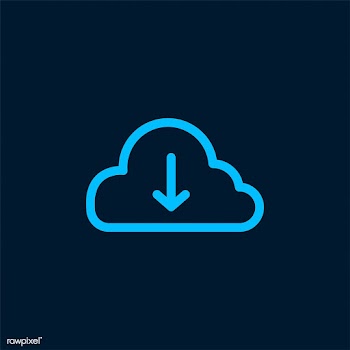 Download from cloud storage symbol vector | Free stock vector - 474808