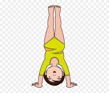 Download - Girl Doing Handstand Clip Art