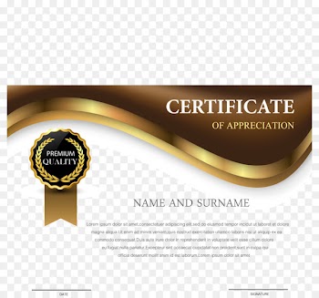 Download - Gold High - end Atmosphere English Certificate 