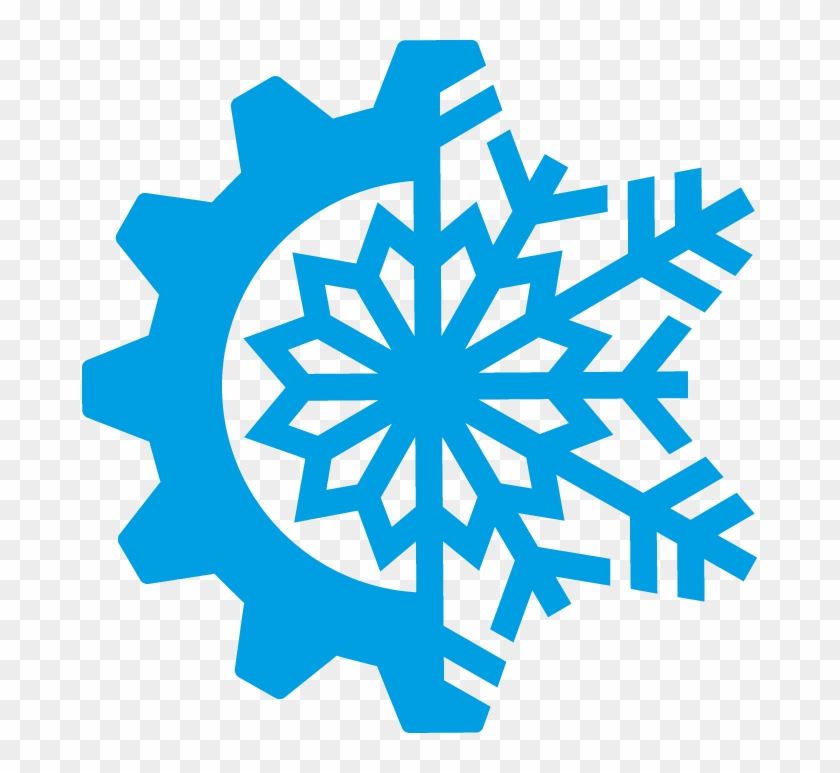 Download Hd Wallpapers Air Conditioner Logo - Snowflake Silhouette