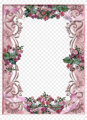 Download Here Beautiful Flower Frames Png - Picture Frame