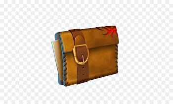 Download ICO Directory Icon - Ginger retro briefcase 