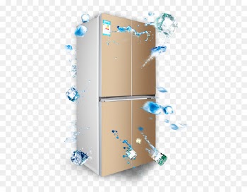 Download Icon - Drops of water around the refrigerator 