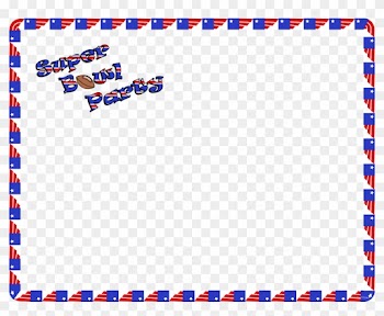 Download Jpeg - Super Bowl Border Template