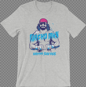 Download "macho Man" Randy Savage "flex" Unisex T-shirt - Court Of ...