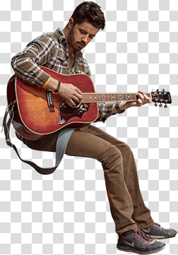 Download Man With Guitar Png PNG Image with No Background - PNGkey.com