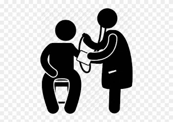 Download Patient Injection Icon Clipart Doctor Patient - Medical Check Up Icon