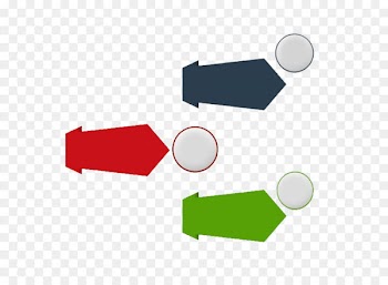 Download Pattern - Tricolor arrows PPT decoration 