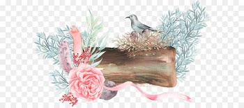 Download Pixel - Bird flowers branch 