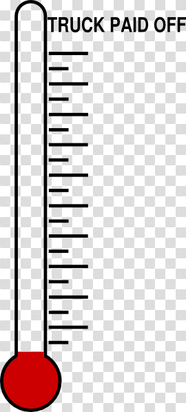 Download Printable Fundraising Thermometer Transparent Image ...