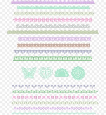 Download - Purple simple lace border texture 