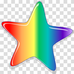 Download Rainbow Star At Clker Vector Png Image Clipart PNG Free ...