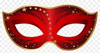 Download - Red Masquerade Mask Png