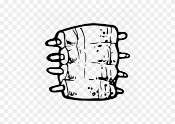 Download Ribs Clipart Barbecue Spare Ribs Hamburger - Ribs Food Coloring Page