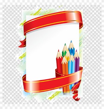 Download School Supplies Borders And Frames Clipart - School Border Design Png