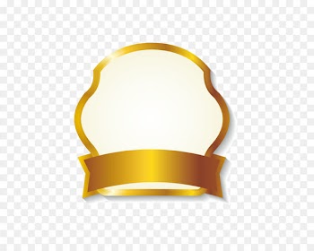 Download - Shiny gold ribbon label vector border 