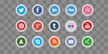 Download Social Icons Transparent PNG 420×210