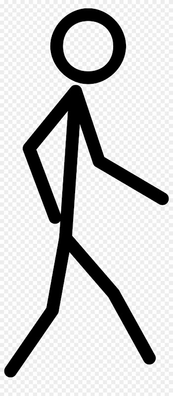 Download - Stick Figure Walking Clip Art