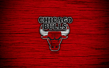 Download wallpapers 4k, Chicago Bulls, NBA, wooden texture, red ...