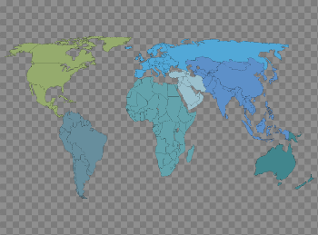 Download World Map PNG Transparent Image #15