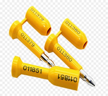 Download Yellow - Container Seal Blocking Bar Disposable 