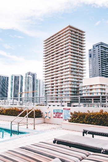Downtown Miami from the pool side - Check out my Instagram @pwellgraf for more!