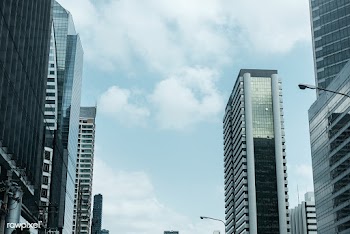 Downtown skyscrapers during coronavirus pandemic  | Free  photo - 2302157