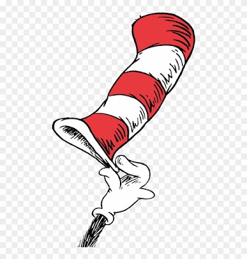 Dr Seuss Fish Clip Art - Cat In The Hat's Hat
