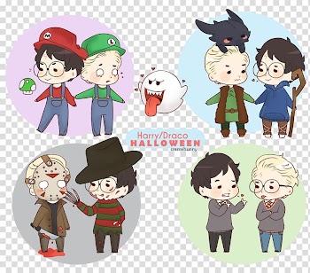 Draco Malfoy Narcissa Malfoy Harry Potter Chibi , Harry Potter transparent background PNG clipart