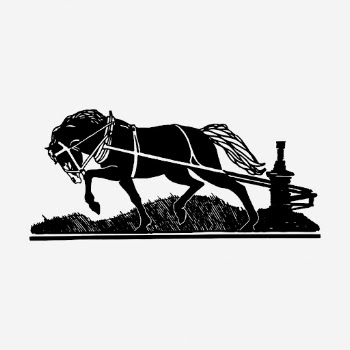 Draft horse hand drawn illustration. | Free Photo - rawpixel