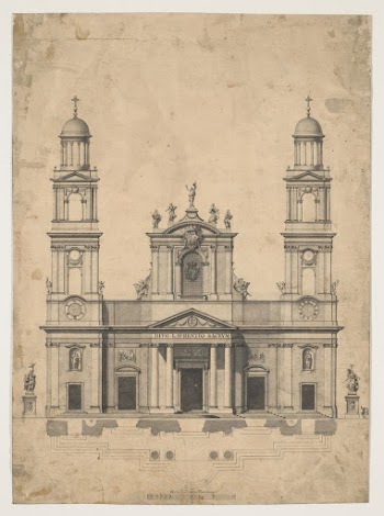 Draft of the facade of S. | Free Photo - rawpixel