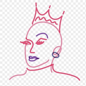 Drag queen png portrait clipart, | Free PNG - rawpixel