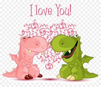 Dragon Chinese New Year Calendar - Vector cartoon dinosaur 