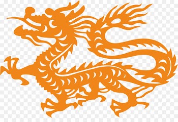 Dragon Chinese New Year Clip art - Paper-cut dragon 