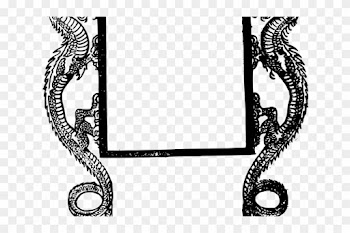 Dragon Clipart Frame - Dragon Frame .png