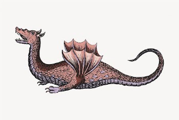 Dragon clipart, mythical creature aesthetic, | Free Vector Illustration - rawpixel