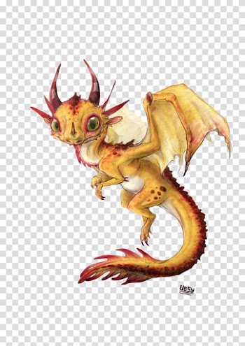 Dragon Drawing Concept art, watercolor star transparent background PNG clipart