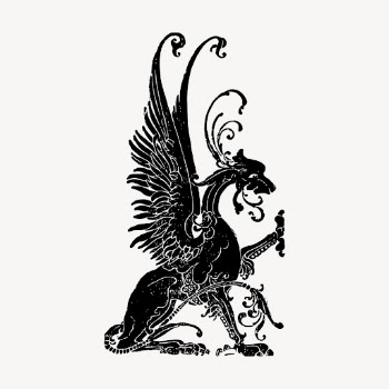 Dragon drawing, vintage mythical creature | Free Vector - rawpixel