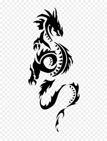Dragon Drawing Visual arts - tribal arrow 