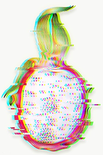 Dragon fruit with a glitch effect sticker overlay | Free  transparent png - 2355203
