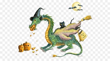 Dragon Halloween Trick-or-treating Illustration Holiday - Trick Or Treath 
