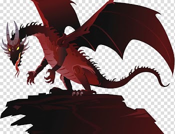 Dragon illustration Cartoon Illustration, Evil Pterosaurs transparent background PNG clipart