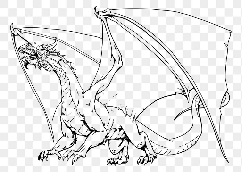 Dragon png sticker illustration, transparent | Free PNG - rawpixel