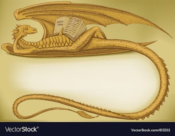  					Dragon symbol vector image														