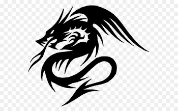 Dragon Tattoo Drawing Clip art - Dragon Tattoos Png 