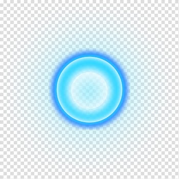 DragonBall Ki Ball , round blue light transparent background PNG clipart