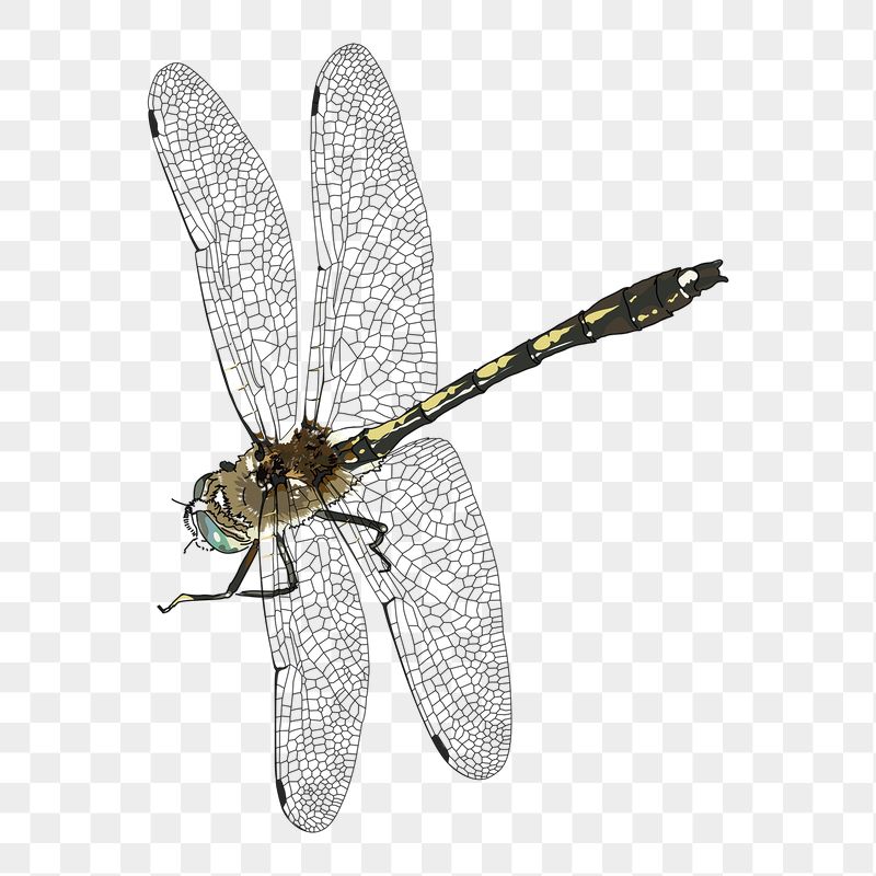 Dragonfly png sticker, insect illustration | Free PNG - rawpixel