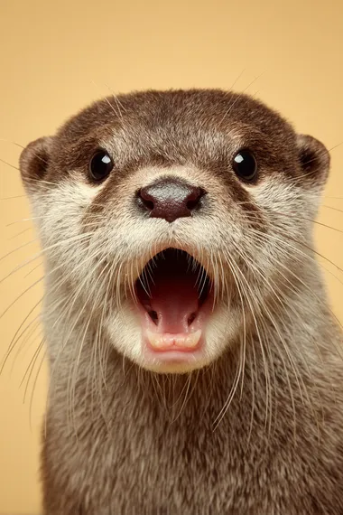 Dramatic Otter Expression Dramatic Otter Expression