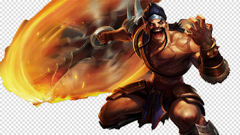 Draven (League of Legends) .png render by Drengcap on DeviantArt